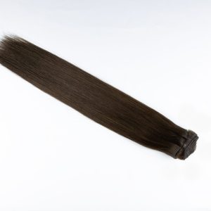 Natural Ratio Virgin Hair Weft #2/4 Dark Brown Mix