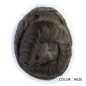 Knotted Skin 0.08mm Men’s Hair System 8x10” #620