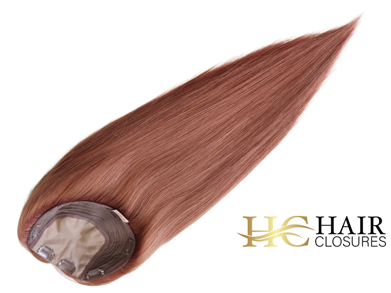 16” 6x7” Human Hair Silk Base Injection Topper #30 - Image 5