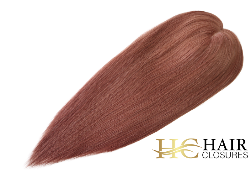 16” 6x7” Human Hair Silk Base Injection Topper #30