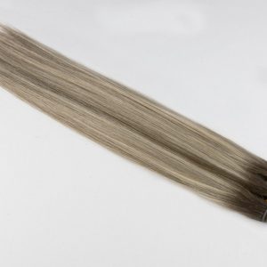 Mesh Weft #T-Ashyblonde Rooted Ash Blonde Mix