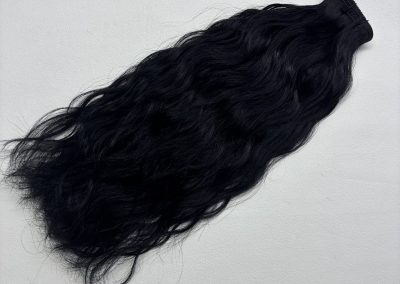 Curly Mesh Weft #1 Black