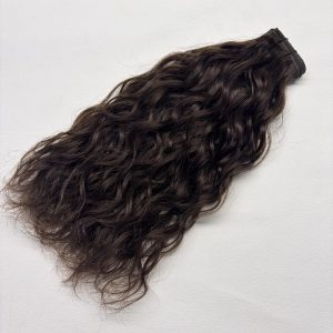 Curly Mesh Weft #4 Chocolate Brown
