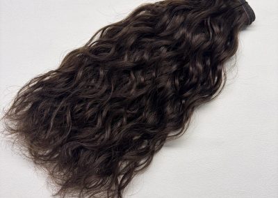 Curly Mesh Weft #4 Chocolate Brown