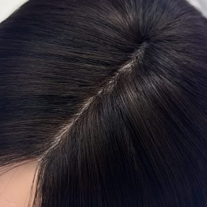 16" 5x5" HC Skin Closure #1b/2h Off Black Dark Brown Highlights