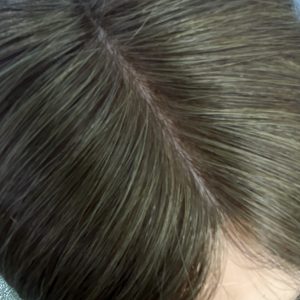 16" 5x5" HC Skin Closure #4/8 Chocolate and Light Brown Mixed