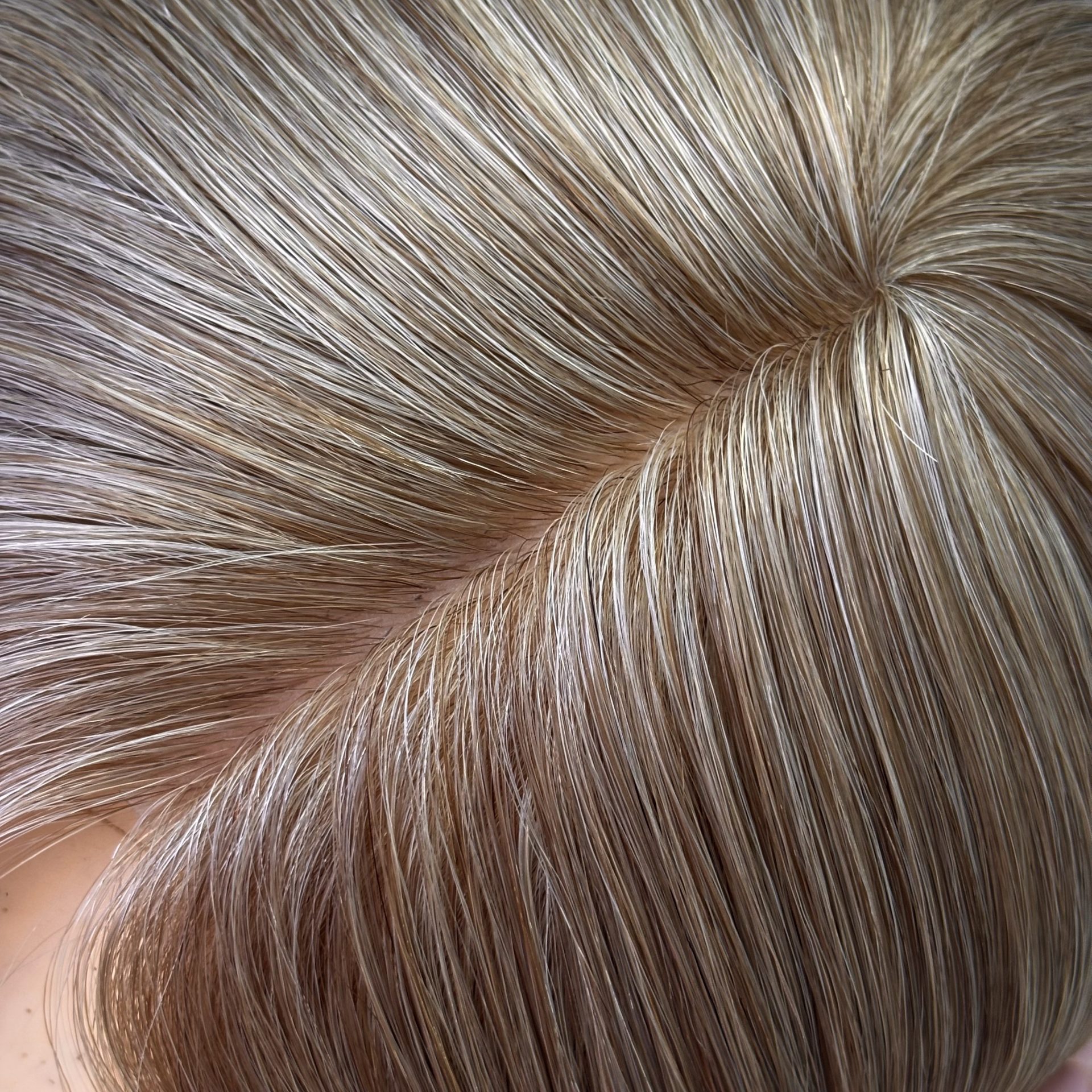 16" 5x5" HC Skin Closure #8/24 Light Brown and Blonde Mixed