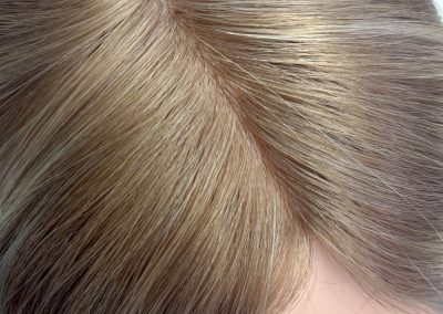 16″ 5×5″ HC Skin Closure #T8-8/16/60 Rooted Light Brown with Light Brown and Blondes Mixed