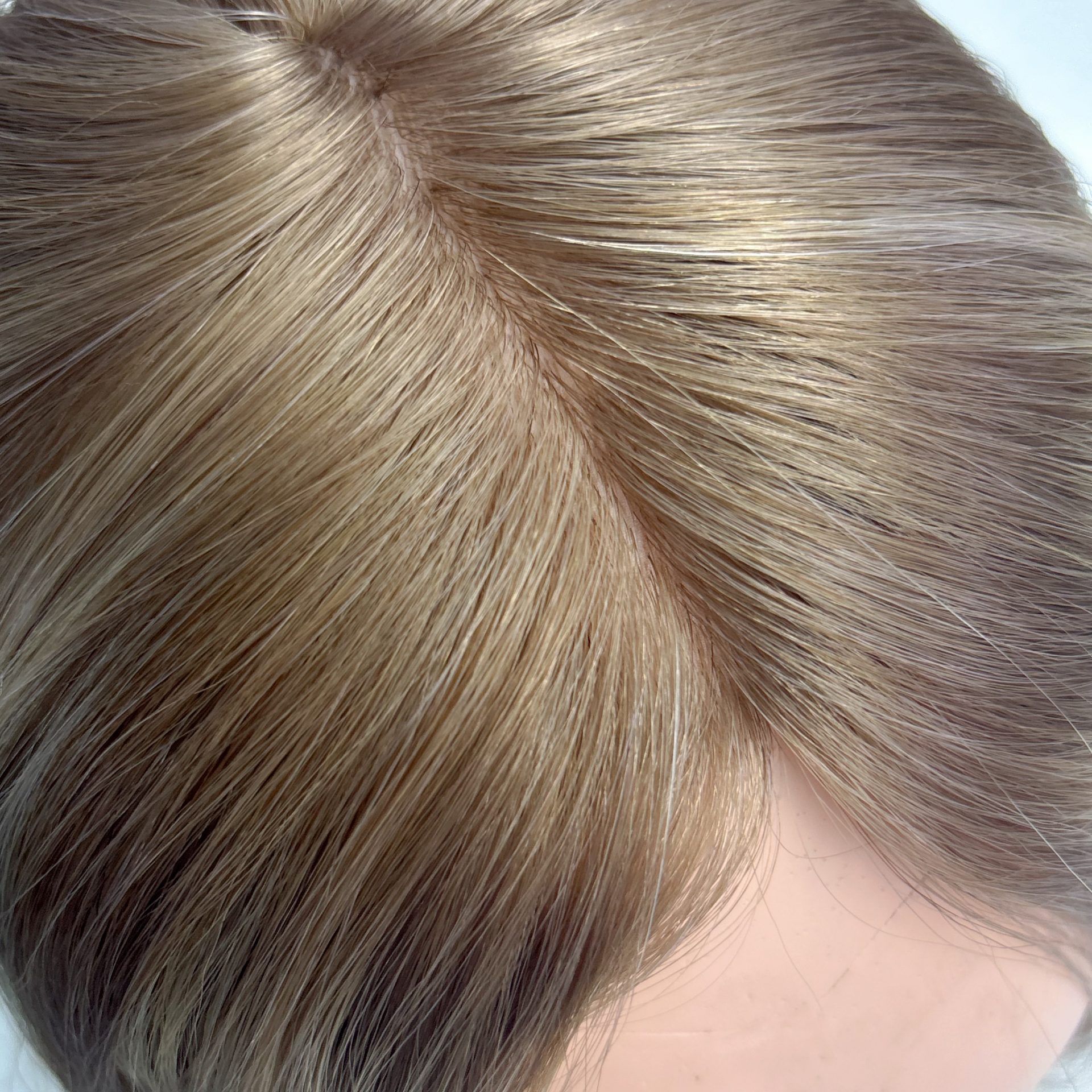 16" 5x5" HC Skin Closure #T8-8/16/60 Rooted Light Brown with Light Brown and Blondes Mixed