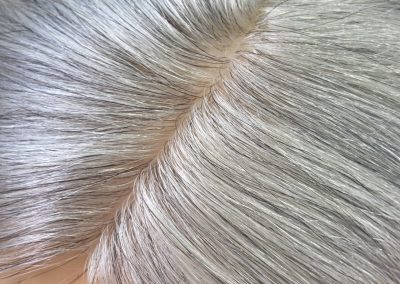 16″ 5×5″ HC Skin Closure #saltandpepper Salt and Pepper