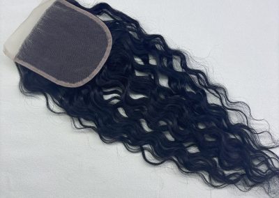 16″ 5×5″ Curly Lace Base Closure #1