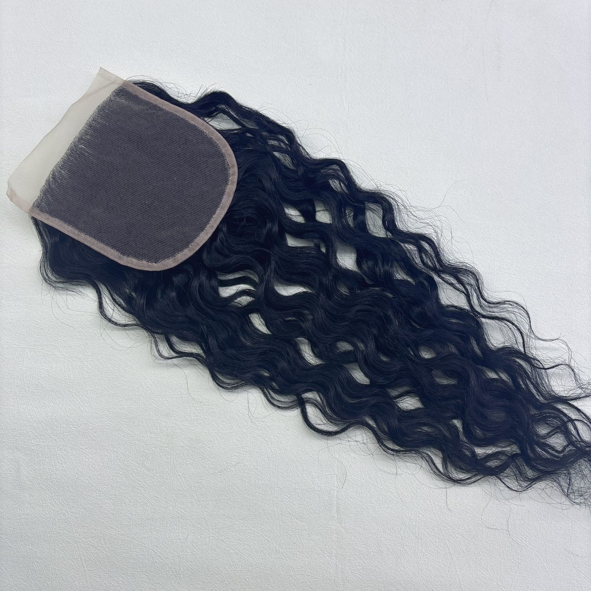 16" 5x5" Curly Lace Base Closure #1