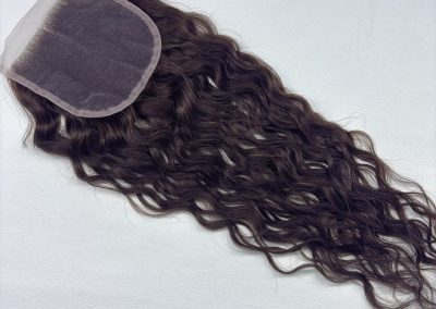 16″ 5×5″ Curly Lace Base Closure #4