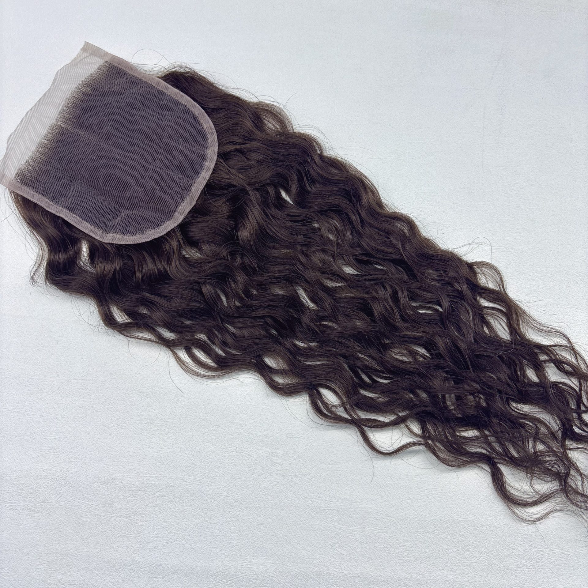 16" 5x5" Curly Lace Base Closure #4
