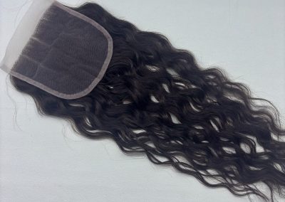 16″ 5×5″ Curly Lace Base Closure #2/4