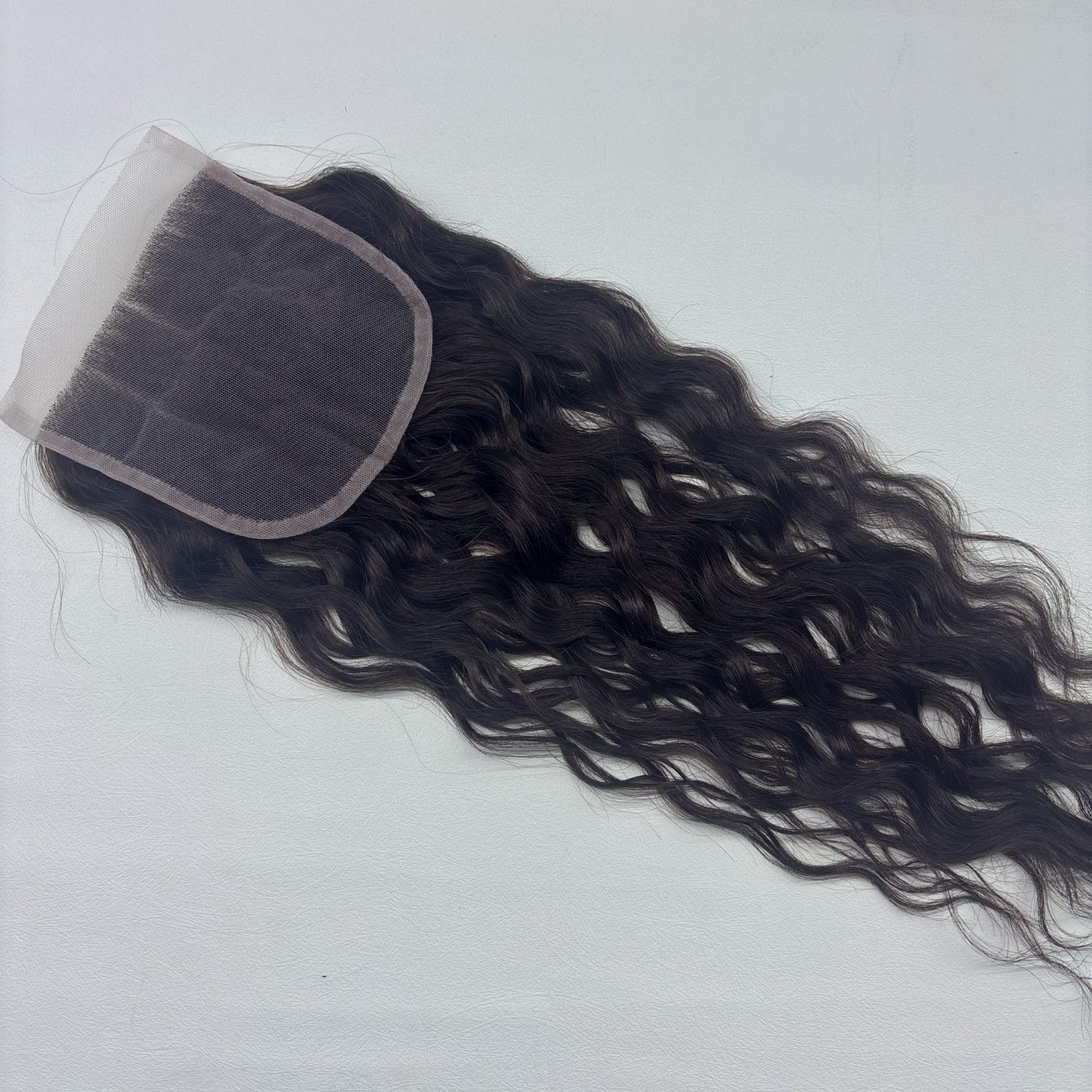16" 5x5" Curly Lace Base Closure #2/4