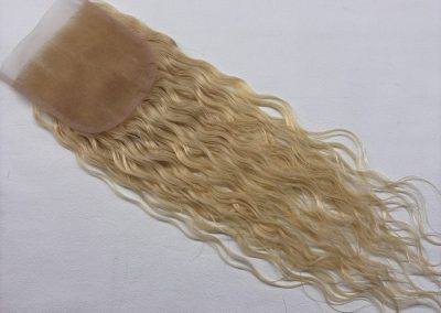 16″ 5×5″ Curly Lace Base Closure #613