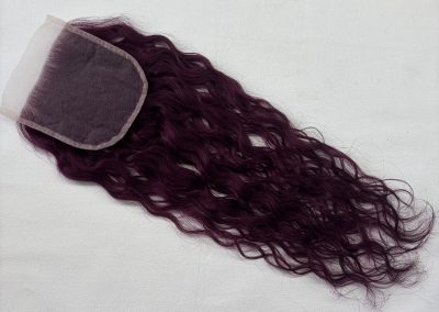 16″ 5×5″ Curly Lace Base Closure #99j