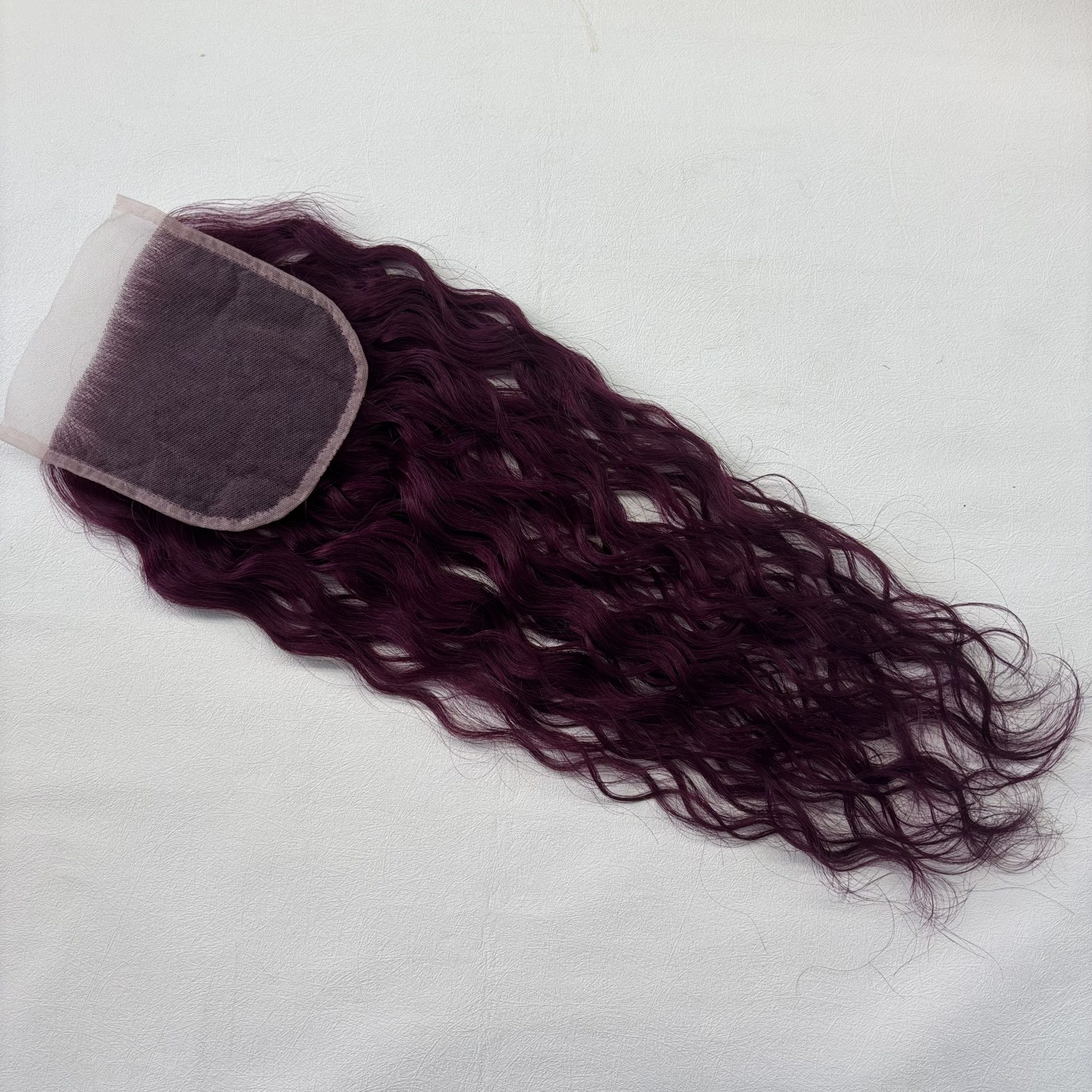 16" 5x5" Curly Lace Base Closure #99j
