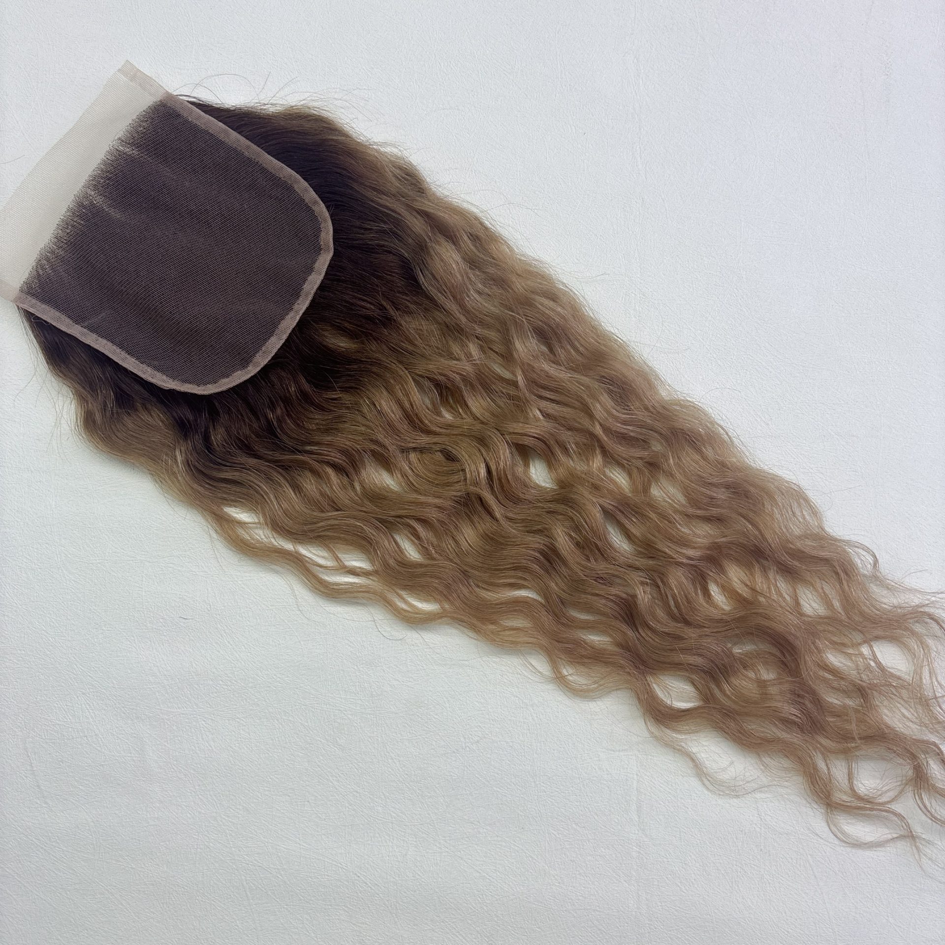 16" 5x5" Curly Lace Base Closure #T4-8/24