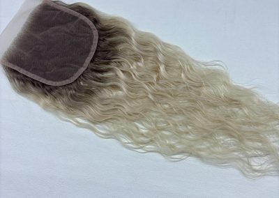 16″ 5×5″ Curly Lace Base Closure #T7-60