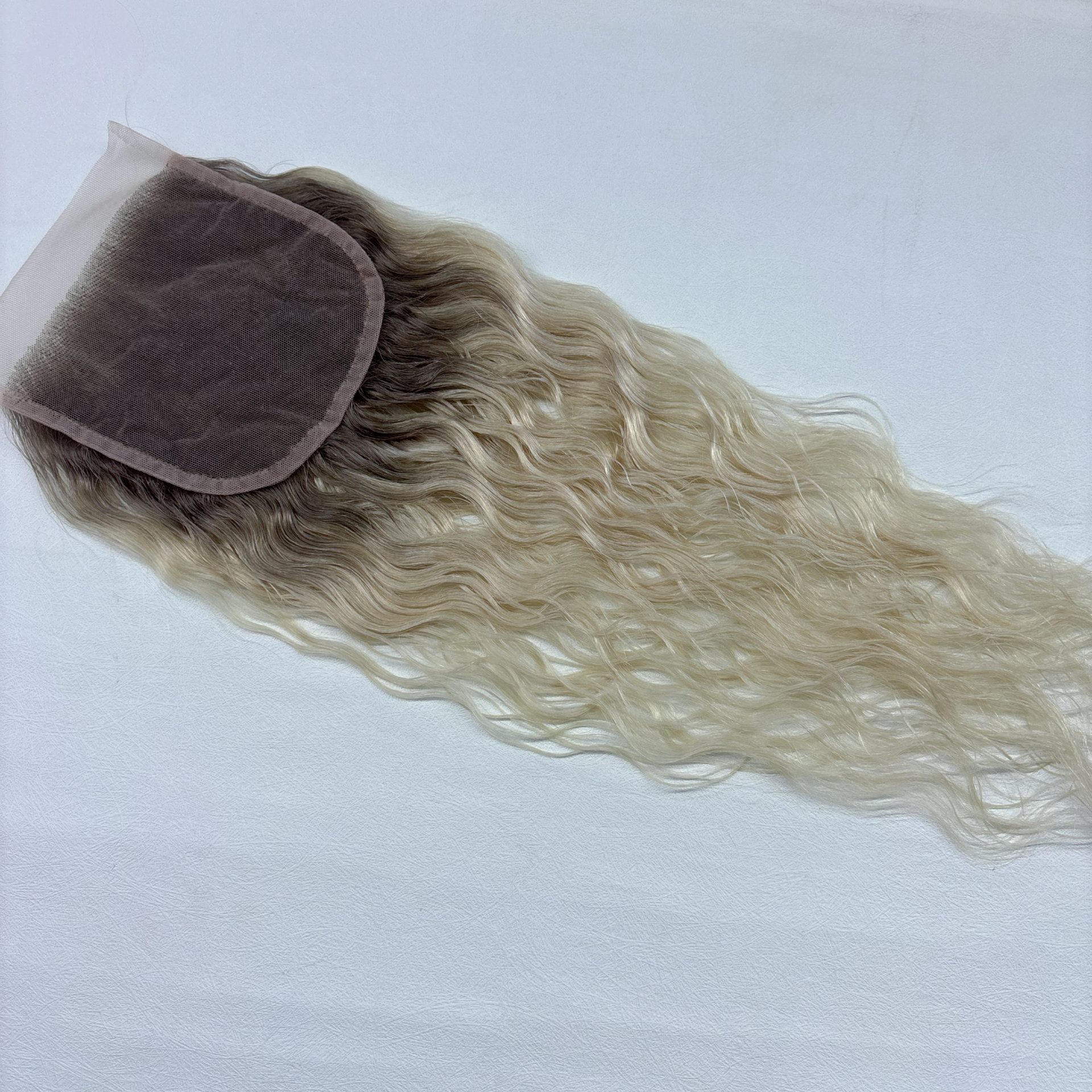 16" 5x5" Curly Lace Base Closure #T7-60