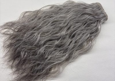 Curly Mesh Weft #saltandpepper
