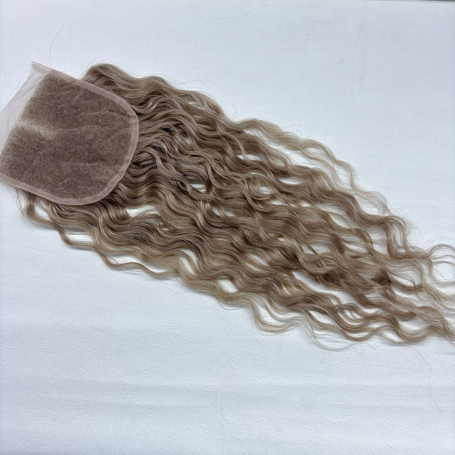 16" 5x5" Curly Lace Base Closure #8/60