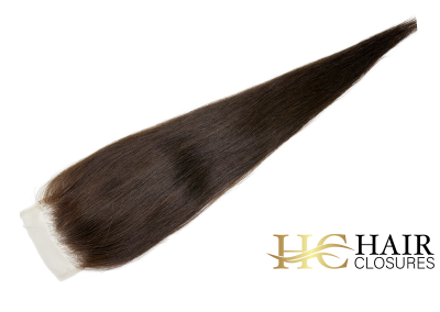 16″ 4×6″ HC Lace Closure #4 Chocolate Brown