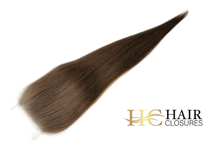 16″ 4×6″ HC Lace Closure #6 Medium Brown