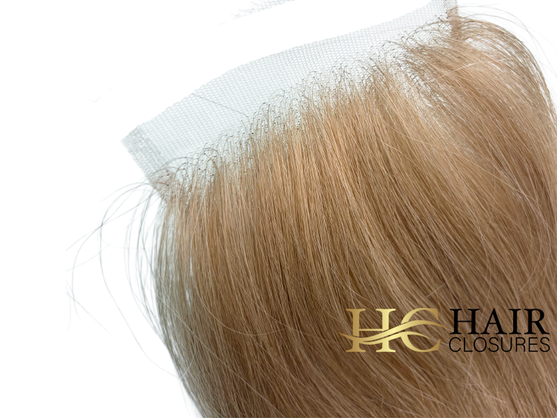 16" 4x6" HC Lace Closure #8/24 Light Brown and Blonde Mixed - Image 3