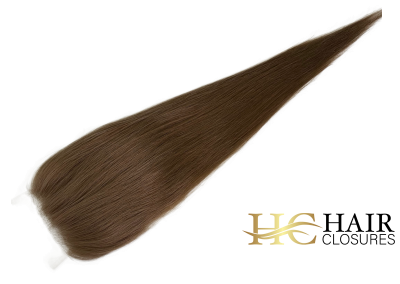 16″ 4×6″ HC Lace Closure #8 Light Brown