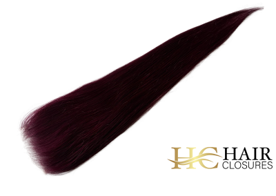 16″ 4×6″ HC Lace Closure #99j Deep Plum