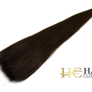 16" 4x6" HC Lace Closure #T2-4/8 Rooted Dark Brown with Chocolate and Light Brown Mixed