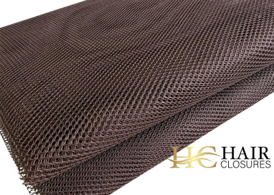 Medium – Firm Mesh for Hair Loss Replacement Systems – #2 Brown (large holes)
