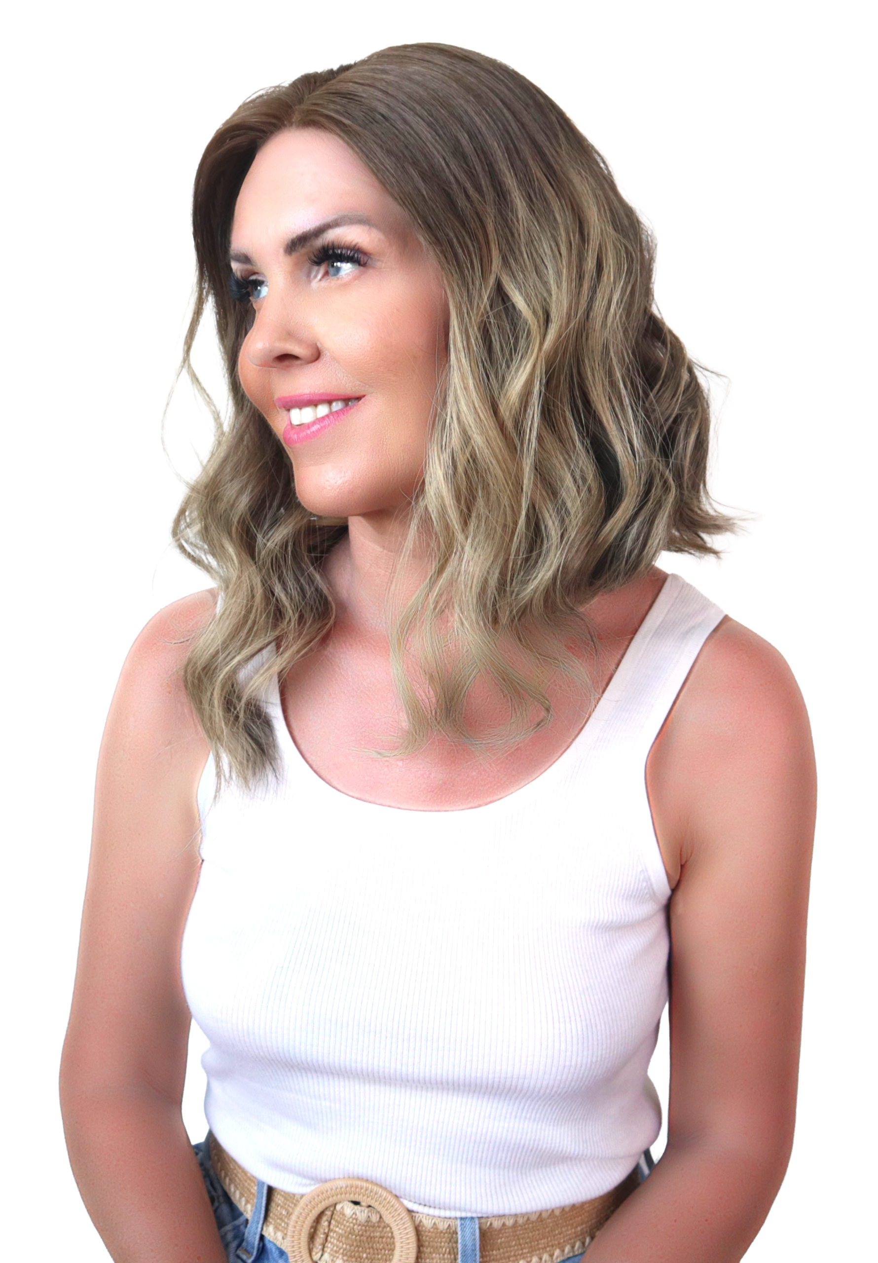Avélle - Luxury HD Lace Human Hair Wig Rooted Blonde - Image 2